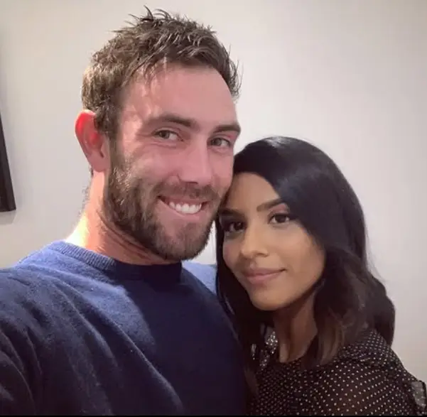 Vini Raman husband Glenn Maxwell