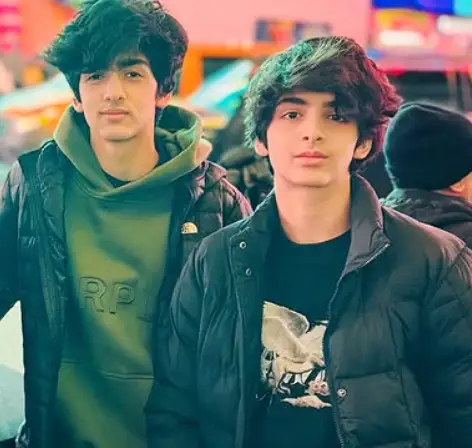 Hridhaan Roshan with brother hrehaan roshan