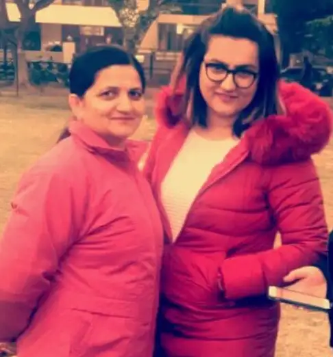 Rohini Dilaik with her mother