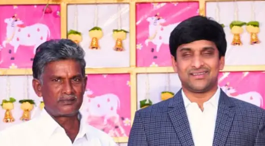 Srikanth Bolla with father