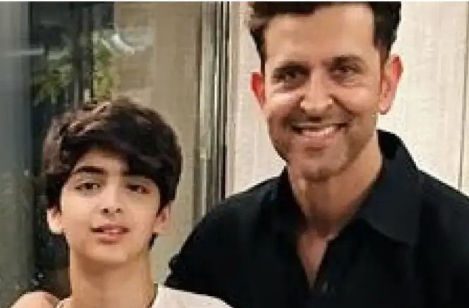 hridhan roshan with her father