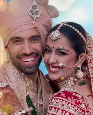 Milind Chandwani with her wife Avika Gor