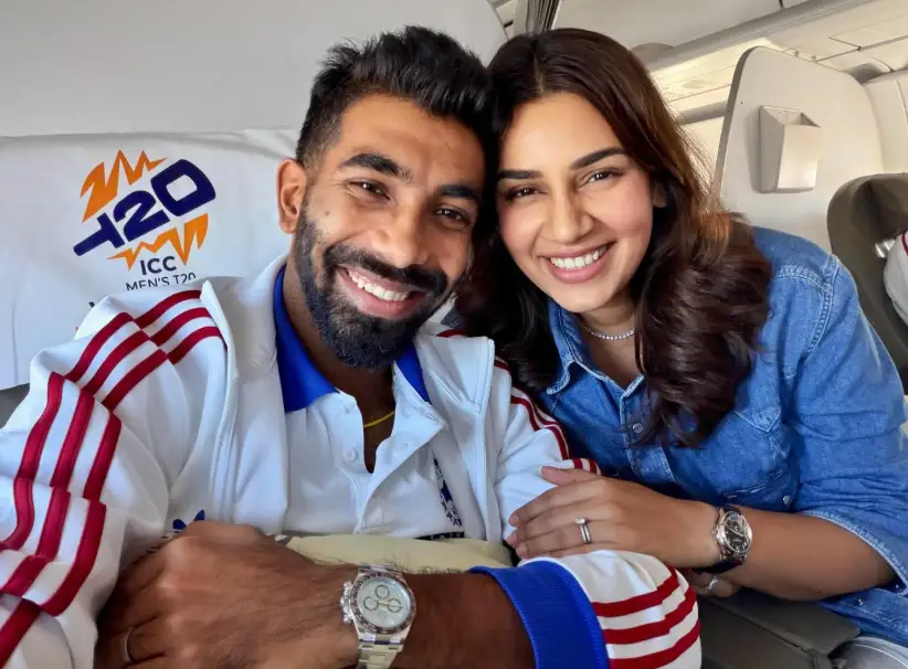 Sanjana married Indian cricketer Jasprit Bumrah