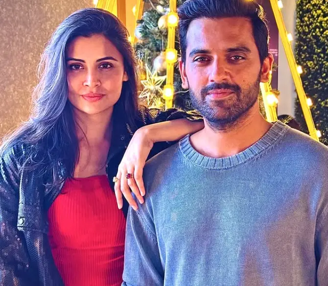 Malti Chahar with her sister