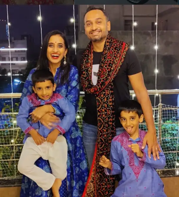 Vineeta Singh with her sons