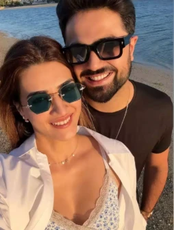 Kabir Bahia with her gf